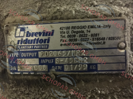 Brevini-PD2065/MR2/25/S-45CR2 (1113032) 