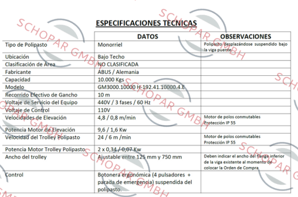 Abus-GM 3000.10000 H-192 .41.10000.4.E 160.24 