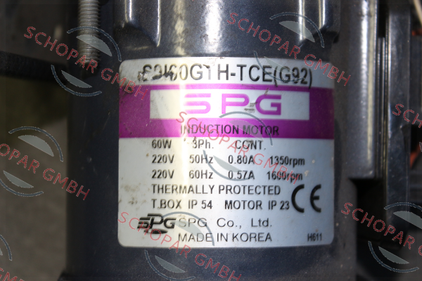 Spg Motor-S9I60GTH-TCE(G92)