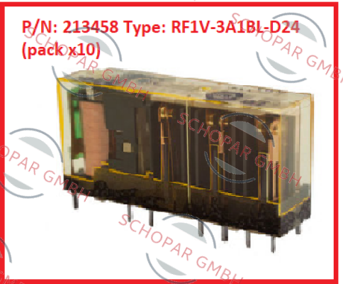 Idec-P/N: 213458 Type: RF1V-3A1BL-D24 (pack x10)