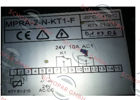 Welba-MPRA-2-N-KT1-F  KTY81-210 new code MPR-A-2-KT-F and KTY81-210, PVC, 2m TF1A-2