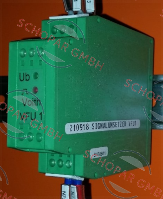 Voith-VFU1, serial no: S488641 