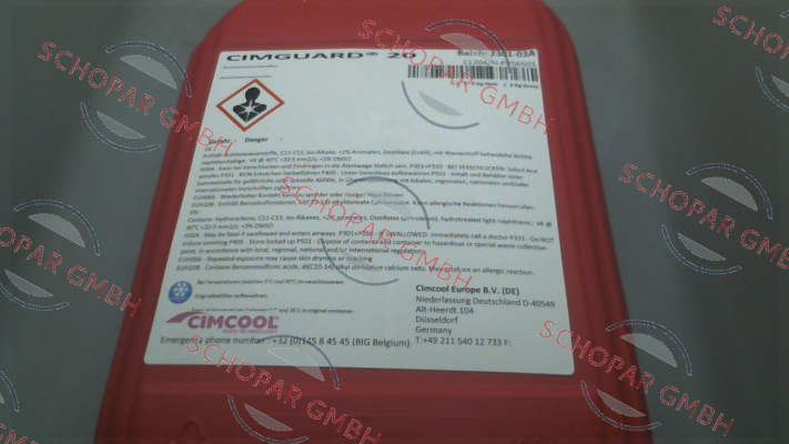 Cimcool-Cimguard 20 (5L container)