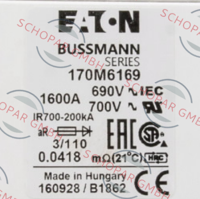 BUSSMANN / EATON-170M6169