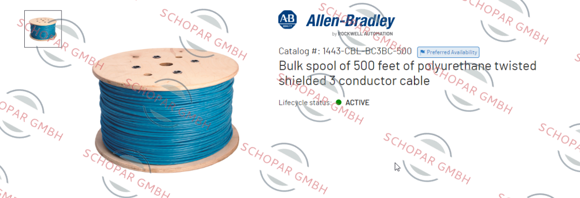 Allen Bradley (Rockwell)-1443-CBL-BC3BC-500