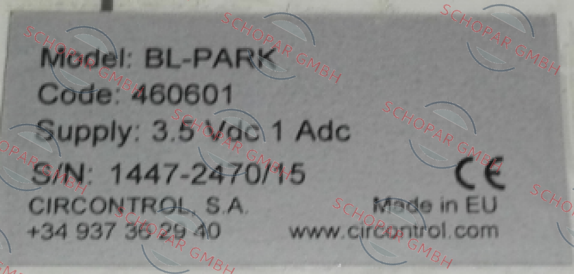 CIRCONTROL-BL- Park 