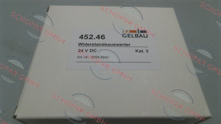 Gelbau-RESISTANCE EVALUATOR 452.46, Cat 3