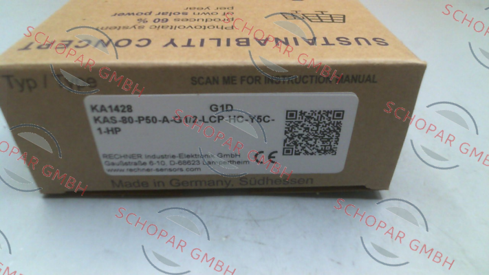 Rechner-p/n: KA1428, Type: KAS-80-P50-A-G1/2-LCP-HC-Y5C-1-HP