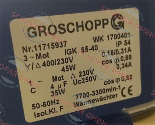 Groschopp-IGKU 65 40