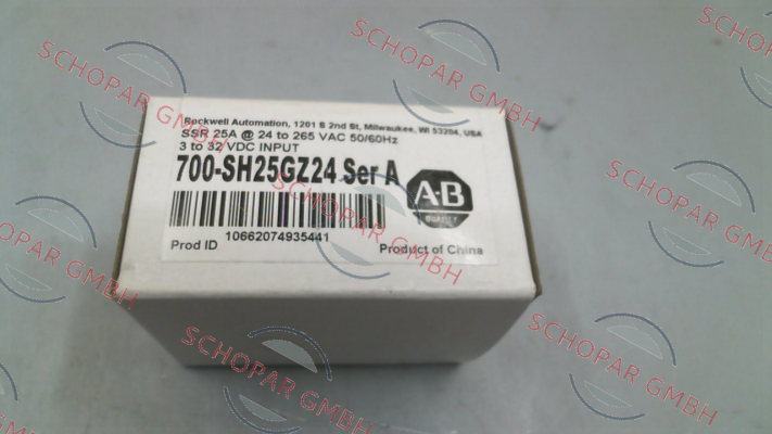 Allen Bradley (Rockwell)-700-SH25GZ24