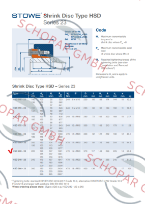 Stüwe-HSD-220-23x220