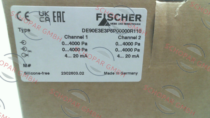 Fischer Mess Regeltechnik-DE90E3E3P6P00000R112