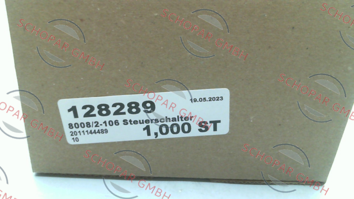 Stahl-P/N: 128289 Type: 8008/2-106