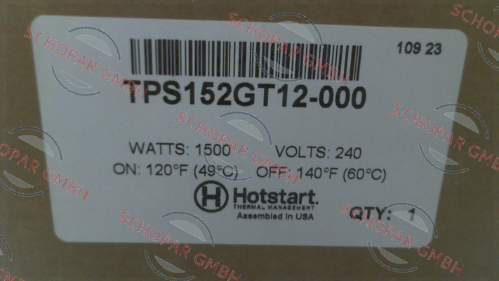 Hotstart-TPS152GT12-000