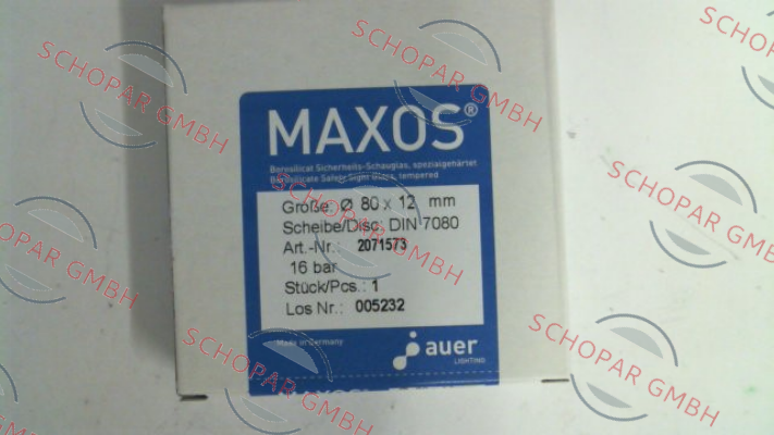 Maxos-P/N: 2071573, Type: DIN 7080 - 80x12mm