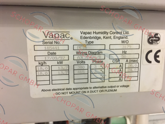 Vapac-PCM3N-3WA