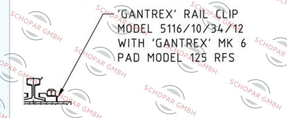 Gantrex-GANTREX RailLok BG10/BN fvz