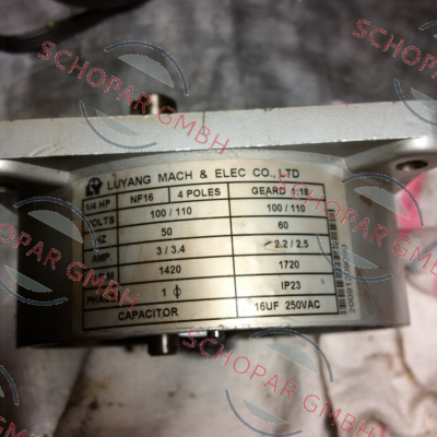 Luyang Gear Motor-EA-016-004-00