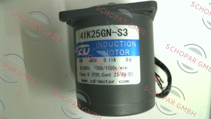 ZD-Motors-4IK25GN 0,25kW B5