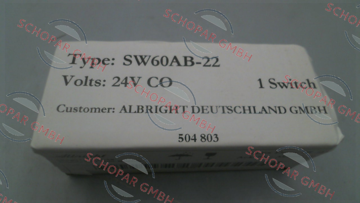 Albright-SW 60AB22/24V  504803