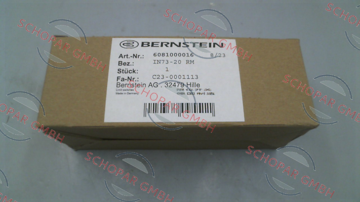 Bernstein-6081000016 / IN73-20 RM