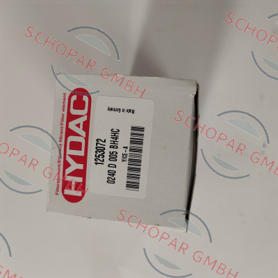 Hydac-Mat No. 1253072, Type: 0240 D 005 BH4HC