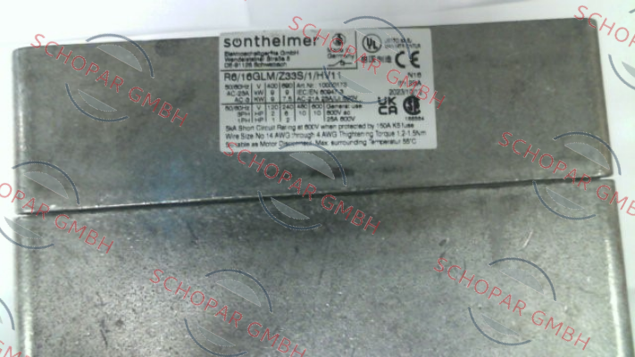 Sontheimer-10000175    R6/16GLM/Z33S/1/HV11